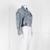 BA & SH Blue Acid Wash Cropped Jacket