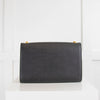 Saint Laurent Black Kate Medium Envelope Bag in Grained Leather