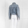 BA & SH Blue Acid Wash Cropped Jacket