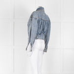 BA & SH Blue Acid Wash Cropped Jacket