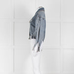 BA & SH Blue Acid Wash Cropped Jacket