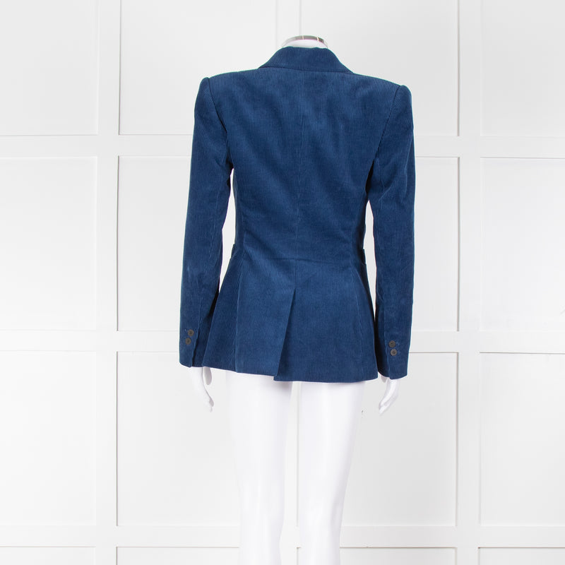 Cefinn Blue Corduroy Blazer Jacket