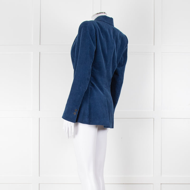 Cefinn Blue Corduroy Blazer Jacket