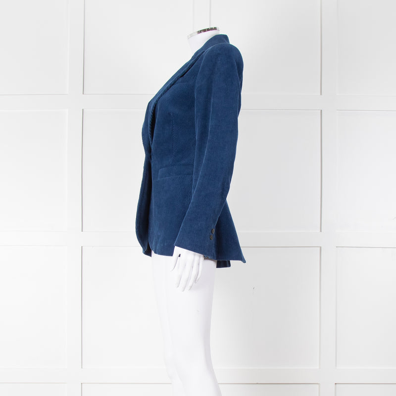 Cefinn Blue Corduroy Blazer Jacket