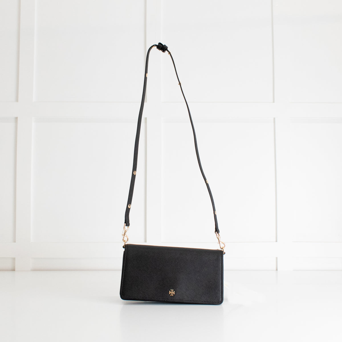 Tory Burch Black Emerson Convertible Strap Crossbody