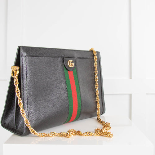 Gucci Black Ophidia Shoulder Bag