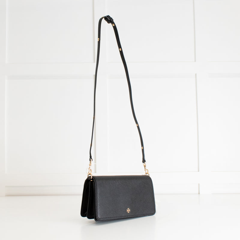 Tory Burch Black Emerson Convertible Strap Crossbody