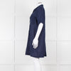 Equipment Navy Linen Shift Dress with Pockets