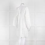 Melissa Odabash White Broderie Anglaise Tunic Dress