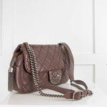 Chanel Brown Paris Edinburgh Cross Body Handbag