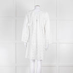 Melissa Odabash White Broderie Anglaise Tunic Dress