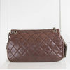 Chanel Brown Paris Edinburgh Cross Body Handbag