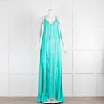 JUCCA Turquoise Green Shimmer Strappy Dress
