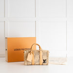 Louis Vuitton Raffia Keepall 25 Bandouliere