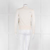 Dolce & Gabbana Cream Red Floral Front Cardigan