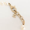 Chanel Cream Faux Pearl & Resin CC bead Necklace