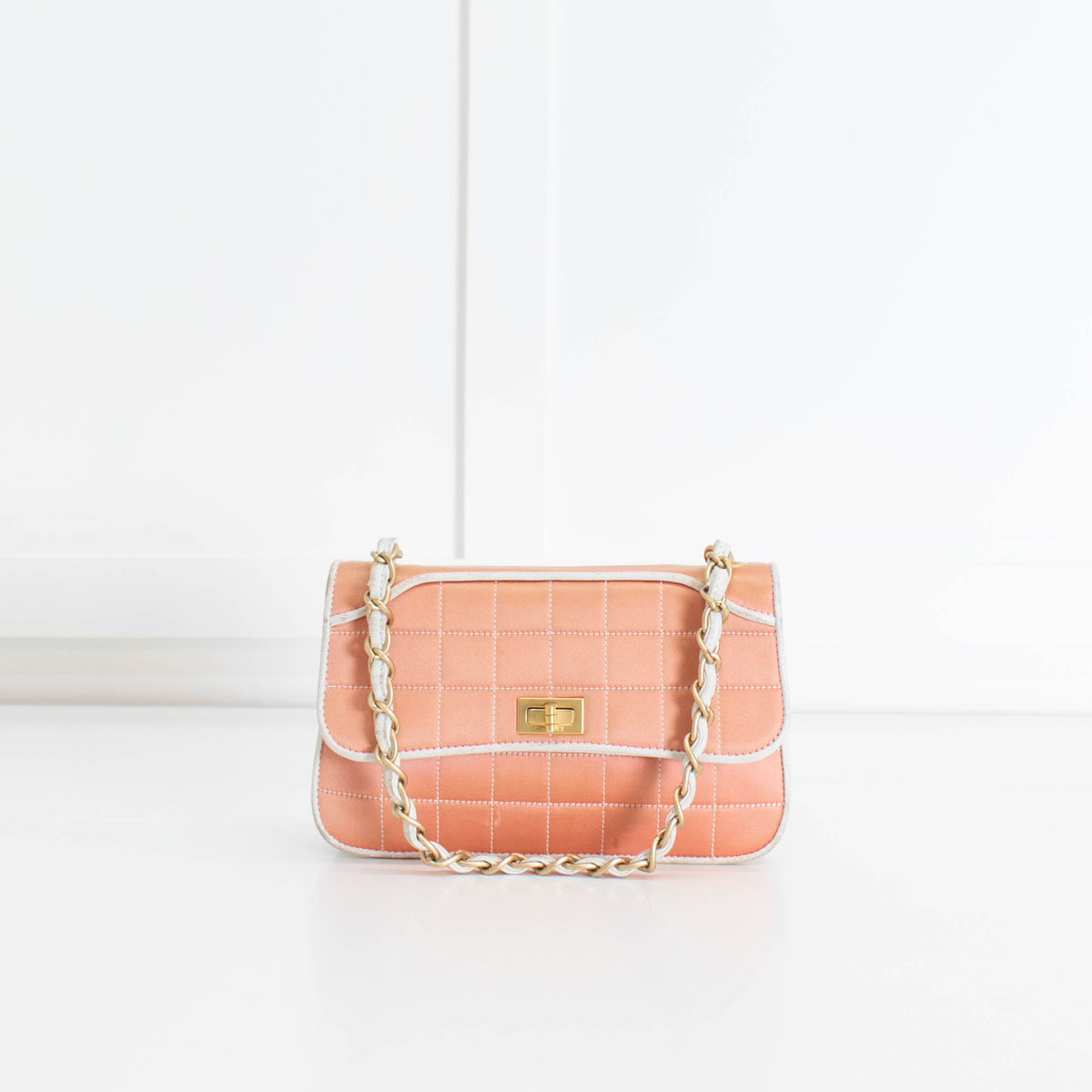 Chanel Pink Satin Reissue Shoulder Bag
