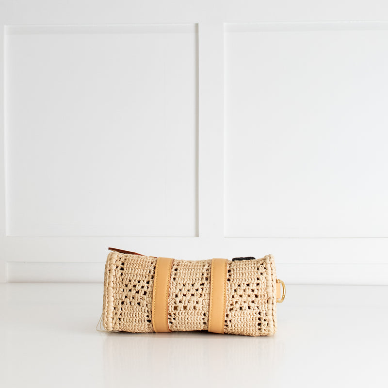 Louis Vuitton Raffia Keepall 25 Bandouliere