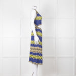 Missoni Metallic Green Blue Halterneck Sun Dress