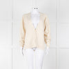 Raey Cream Cashmere Cardigan