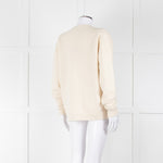 Raey Cream Cashmere Cardigan