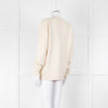 Raey Cream Cashmere Cardigan