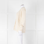 Raey Cream Cashmere Cardigan
