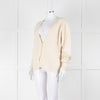 Raey Cream Cashmere Cardigan