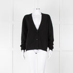 Raey Black Cashmere Cardigan