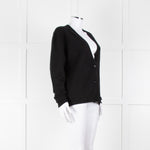 Raey Black Cashmere Cardigan