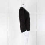 Raey Black Cashmere Cardigan
