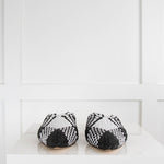 Pons Quintana Black & White Weave Mule