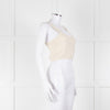 Raey Cream Cropped Cashmere Vest