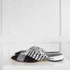 Pons Quintana Black & White Weave Mule