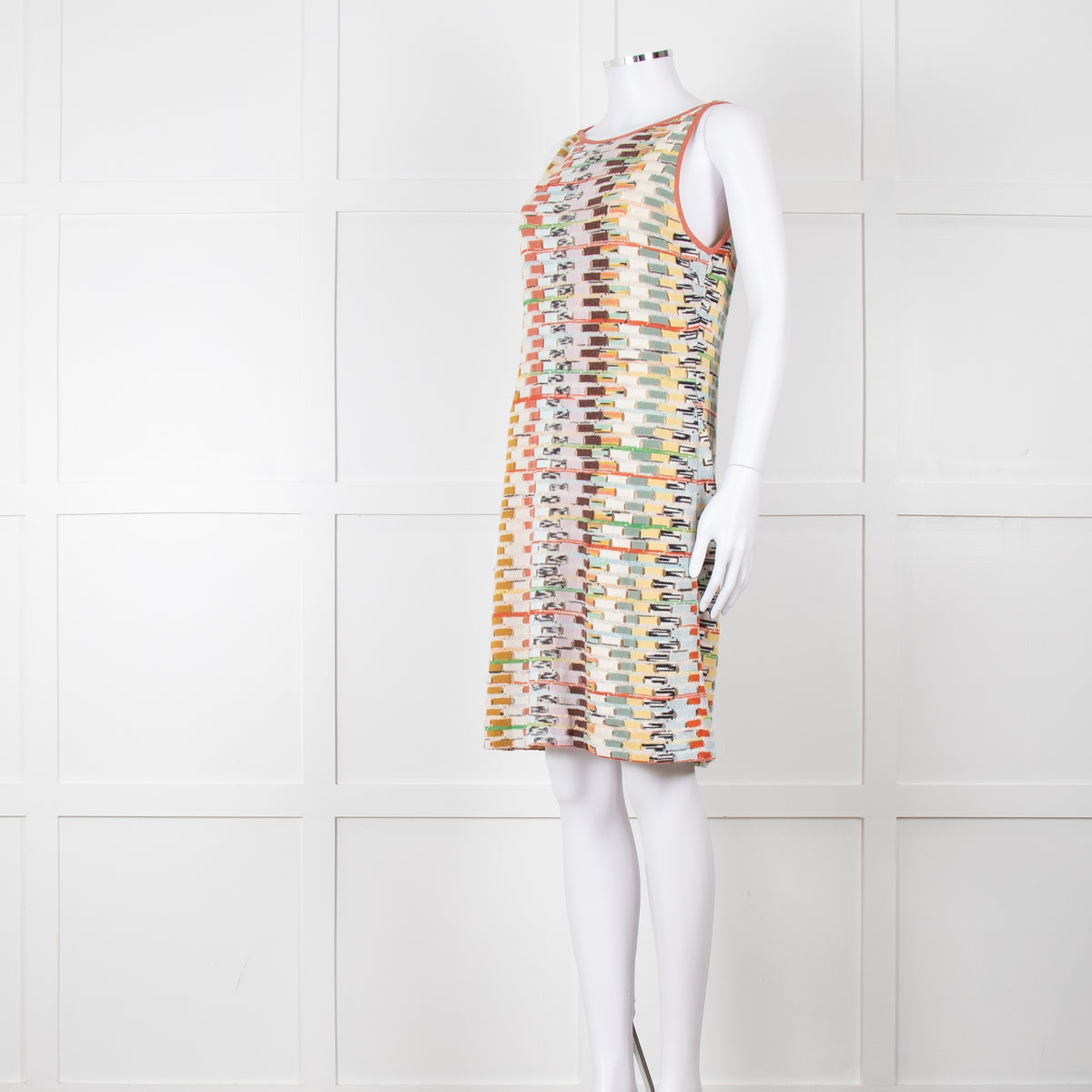 Missoni Multi Coloured Sleeveless Knee Length Dress