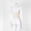 Raey Cream Cropped Cashmere Vest