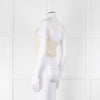 Raey Cream Cropped Cashmere Vest