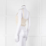 Raey Cream Cropped Cashmere Vest
