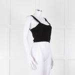 Raey Black Cashmere Cropped Vest