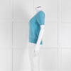 Naadam Pale Blue Cashmere Short Sleeve Sweater