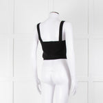 Raey Black Cashmere Cropped Vest