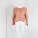 Red Valentino Peach Lace Detail Cardigan