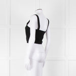 Raey Black Cashmere Cropped Vest