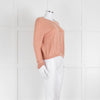 Red Valentino Peach Lace Detail Cardigan