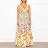 Free People Floral Tiered Smocked Bodice Midi Dress