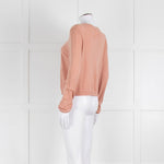 Red Valentino Peach Lace Detail Cardigan