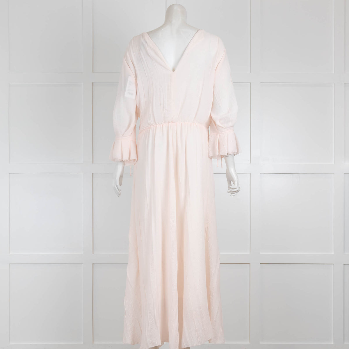 Phillip Lim Pale Pink V Neck Fluid Dress