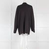 The Row Black Knitted Wool Mix Double Jacket