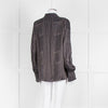 Levete Room Black Neutral Geometric Print Blouse