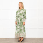 Charli Irene Green Batique Print Dress
